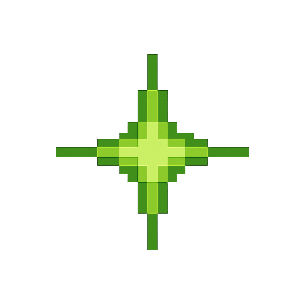 Single Green Sparkle