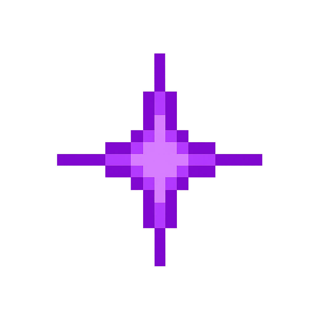 Single Purple Sparkle